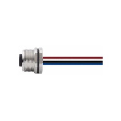 Connecteur femelle 7/8, 3 pol.,   IP67, 8A, non-blindé